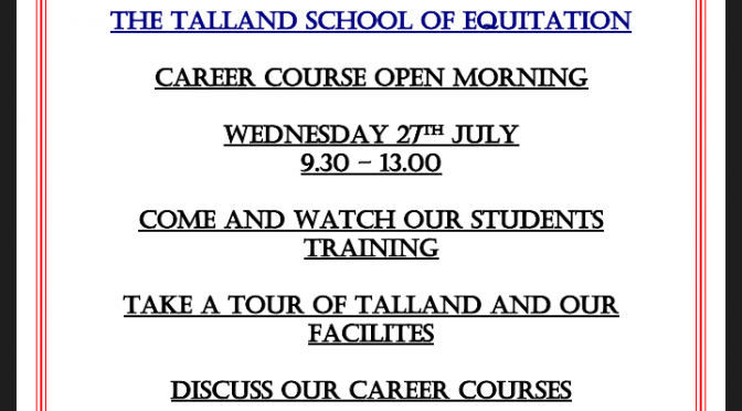 OPEN MORNING JULY 2016